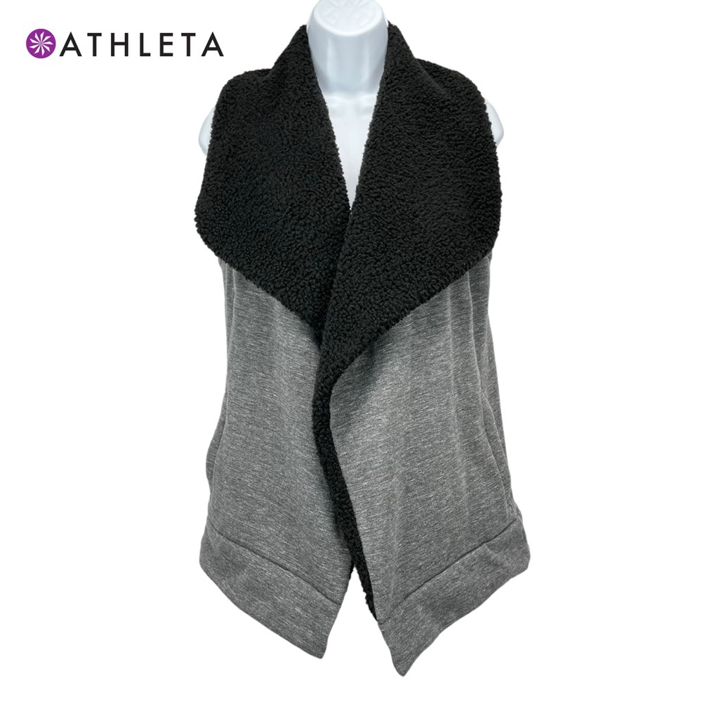 Athleta | Women’s XS | Apres Anything Fleece Sherpa Collar Vest‎